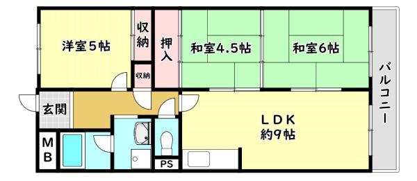 寝屋川市萱島信和町のマンション