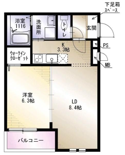 寝屋川市上神田１丁目のアパート