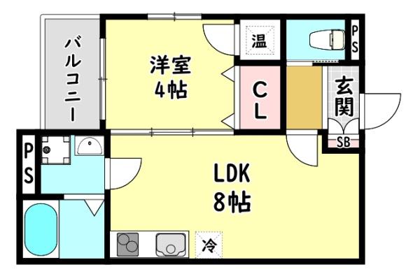 寝屋川市香里北之町のアパート