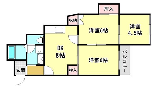 守口市梶町４丁目のアパート