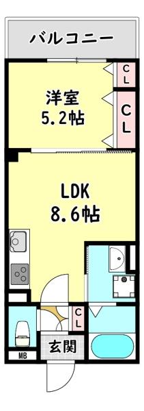 四條畷市中野本町のアパート