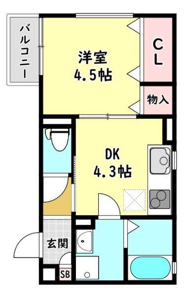 守口市八島町のアパート