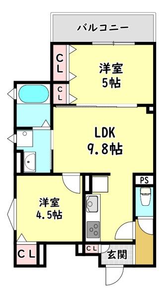 寝屋川市萱島東３丁目のアパート