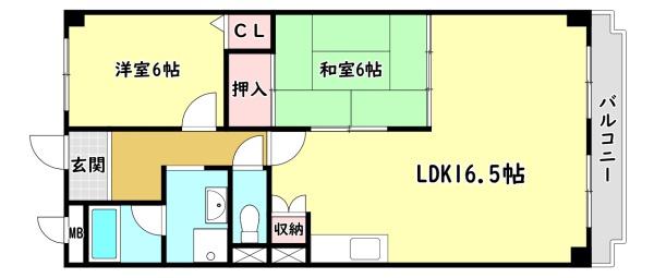 寝屋川市昭栄町のマンション
