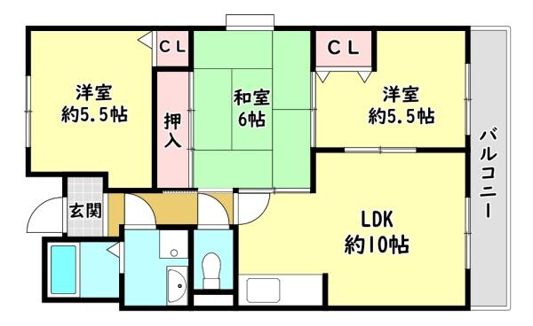 門真市北岸和田３丁目のマンション