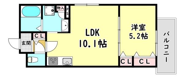 門真市末広町のアパート