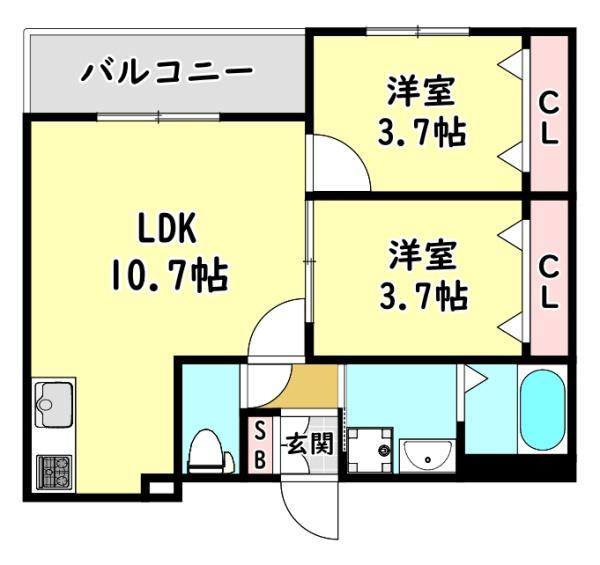 守口市藤田町３丁目のアパート
