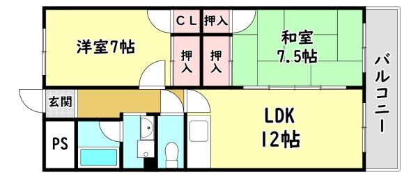 寝屋川市点野２丁目のマンション