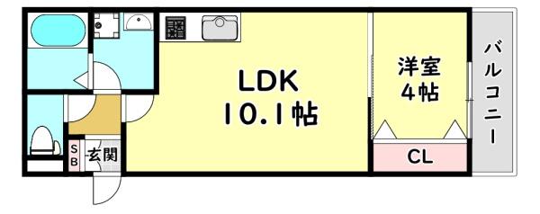 寝屋川市高柳４丁目のアパート