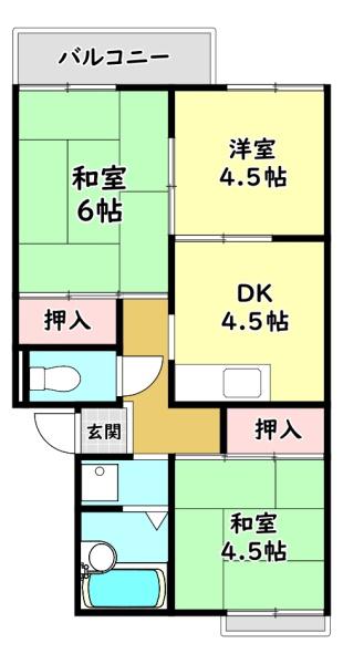 門真市岸和田２丁目のアパート
