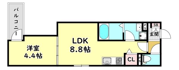 寝屋川市萱島南町のアパート