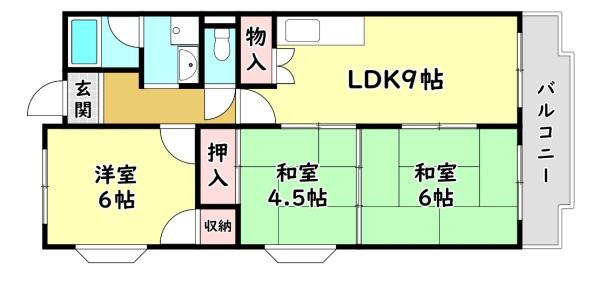 寝屋川市国松町のマンション
