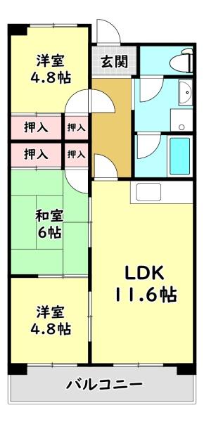 四條畷市中野本町のマンション