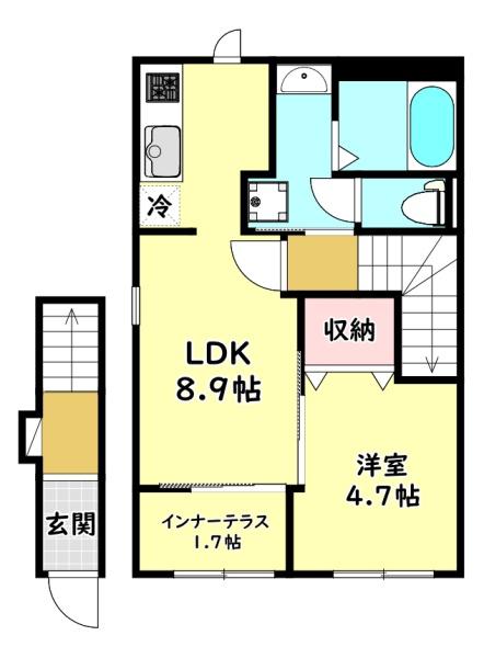 寝屋川市仁和寺本町２丁目のアパート