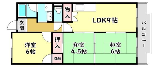 寝屋川市国松町のマンション