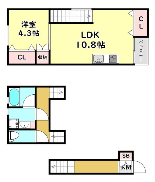 寝屋川市日新町のアパート