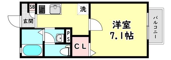 門真市常称寺町のアパート