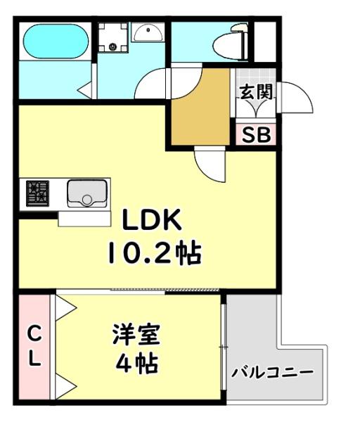 寝屋川市高柳４丁目のアパート