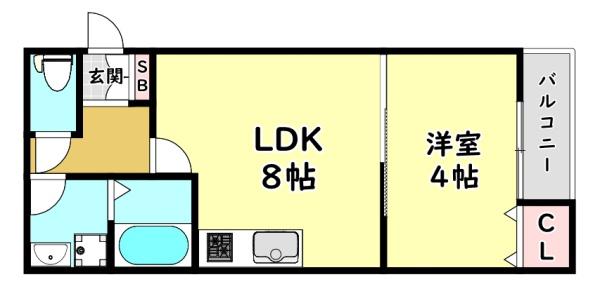 寝屋川市高柳４丁目のアパート