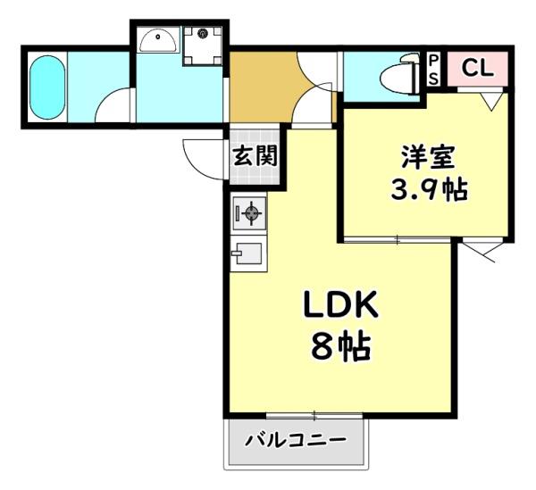 門真市城垣町のアパート