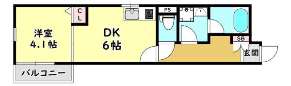 門真市城垣町のアパート