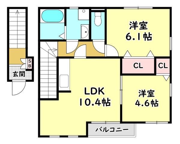 門真市打越町のアパート