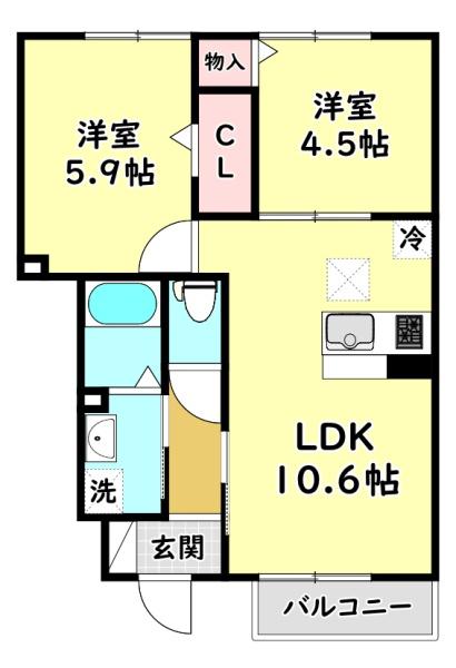 寝屋川市高柳５丁目のアパート
