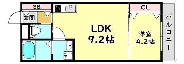 寝屋川市東香里園町のアパート