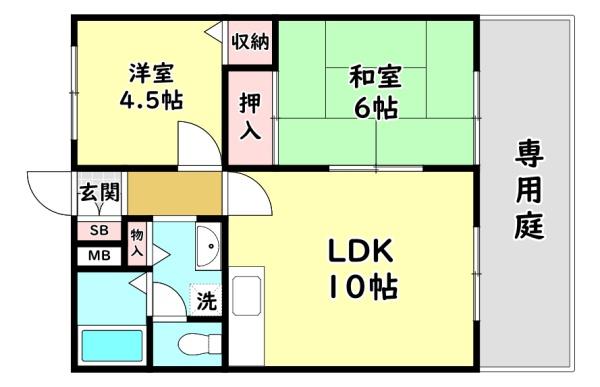 門真市一番町のアパート