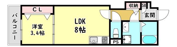 アート萱島East　B