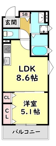 守口市東光町１丁目のアパート