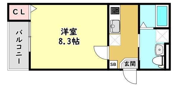 門真市上島町のアパート