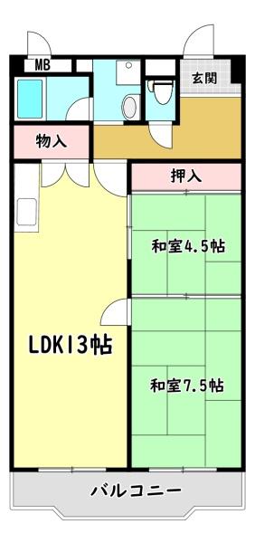 寝屋川市高柳２丁目のマンション