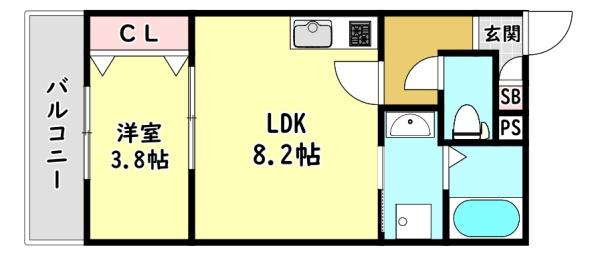 寝屋川市池田１丁目のアパート