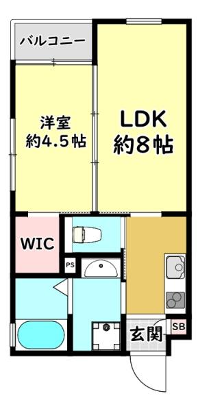 門真市幸福町のアパート
