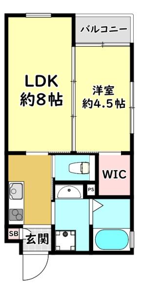 門真市幸福町のアパート