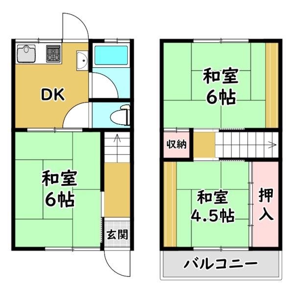 萱島東１丁目貸家