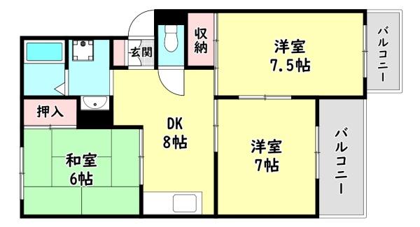 寝屋川市東神田町のマンション