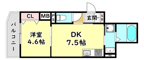 門真市石原町のアパート