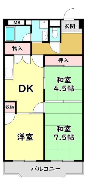 寝屋川市高柳２丁目のマンション