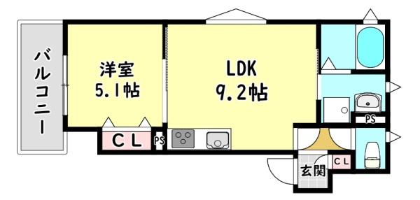 門真市上野口町のアパート