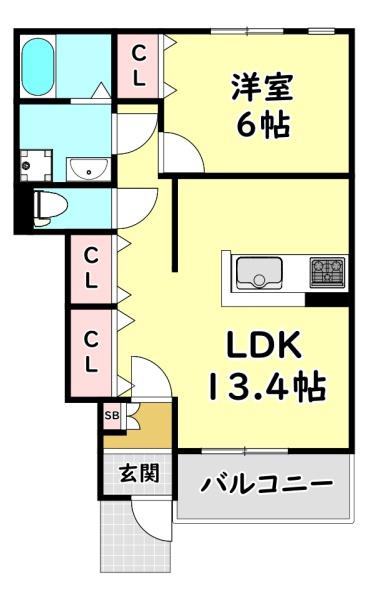 寝屋川市堀溝２丁目のアパート
