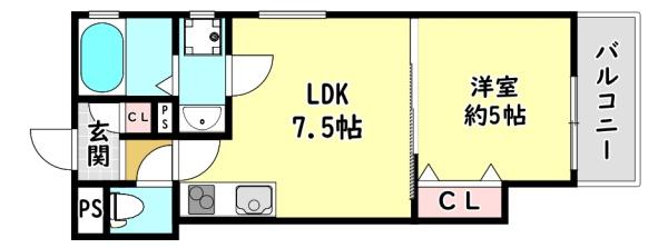 寝屋川市池田１丁目のアパート