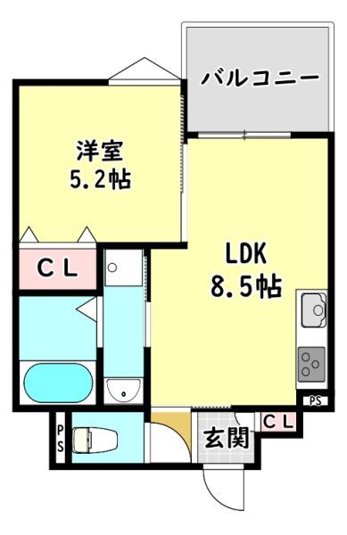 寝屋川市田井町のアパート