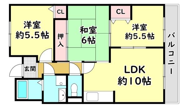 門真市北岸和田３丁目のマンション