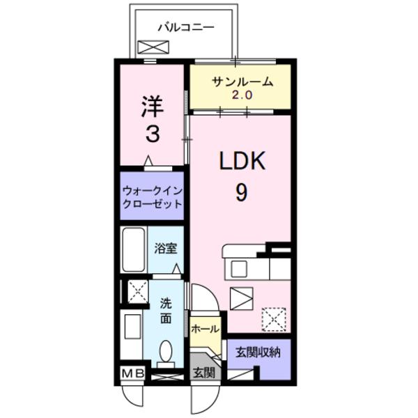 門真市下島町のアパート