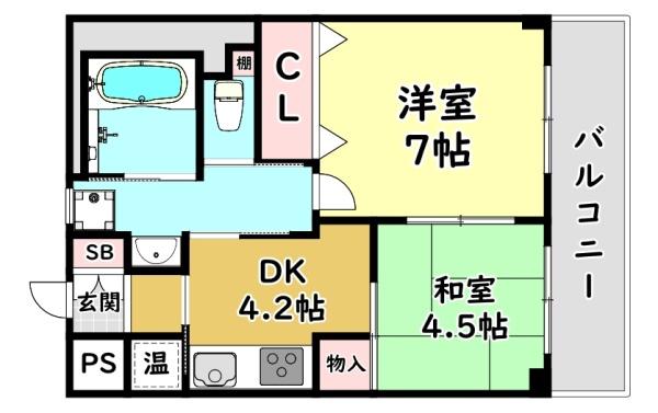 守口市橋波東之町３丁目のマンション