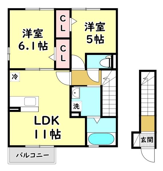 寝屋川市高柳５丁目のアパート