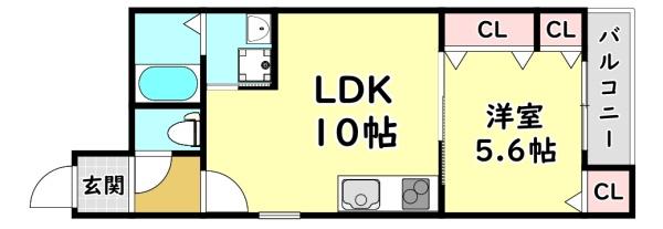 寝屋川市八坂町のアパート