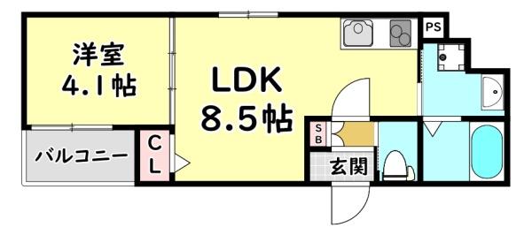 門真市常盤町のアパート